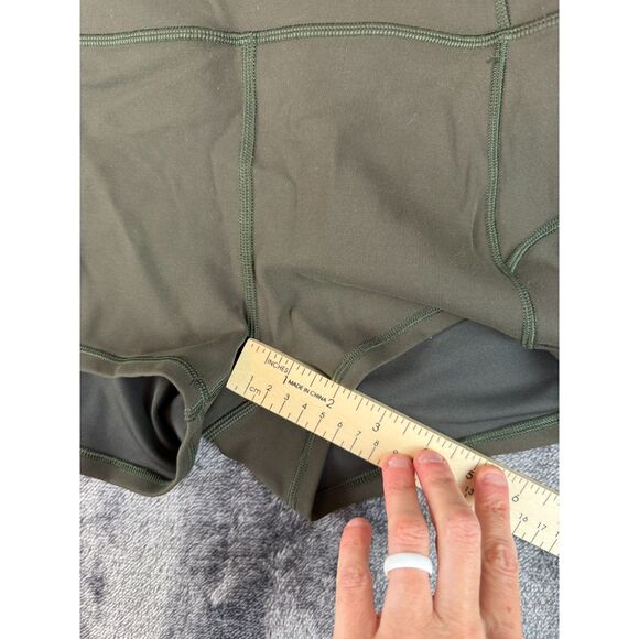Lululemon In Movement Everlux Short 2.5" Inseam 4 High Rise Dark Olive W7ARMS - Picture 4 of 9
